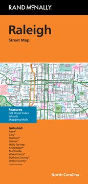 portada Rand McNally Folded Map: Raleigh Street Map (in English)