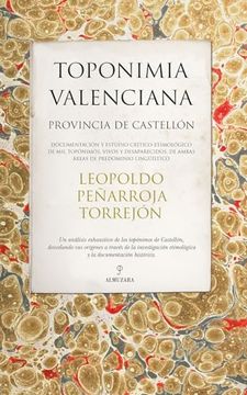 portada Toponimia Valenciana (Provincia de Castellon) (in Spanish)