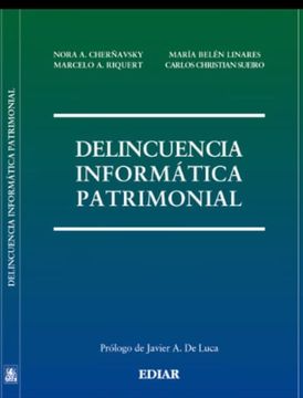 portada DELINCUENCIA INFORMATICA PATRIMONIAL (in Spanish)