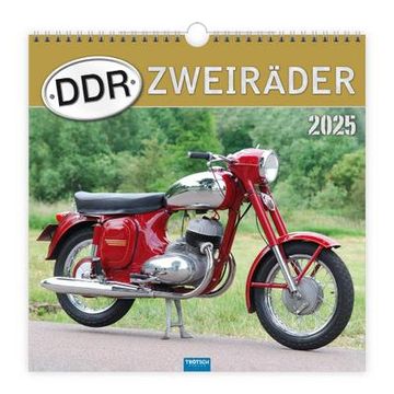 portada Trötsch Technikkalender Ddr-Zweiräder 2025: Wandkalender Technikkalender