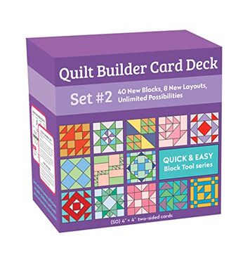 portada Quilt Builder Card Deck set #2: 40 new Blocks, 8 new Layouts, Unlimited Possibilities (en Inglés)