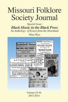 portada Missouri Folklore Society Journal: Special Issue: Black Music in the Black Press: an Anthology of Essays from the Heartland (in English)