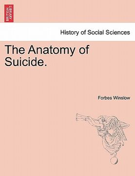 portada the anatomy of suicide. (en Inglés)