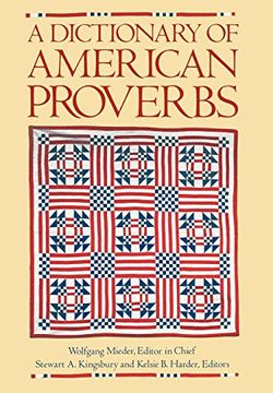 portada A Dictionary of American Proverbs (en Inglés)