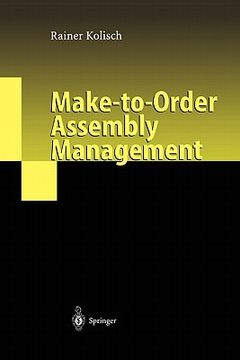 portada make-to-order assembly management (en Inglés)
