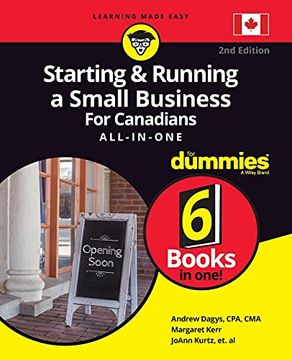 portada Starting and Running a Small Business for Canadians for Dummies All-In-One (en Inglés)