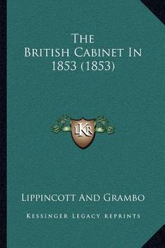 portada the british cabinet in 1853 (1853)
