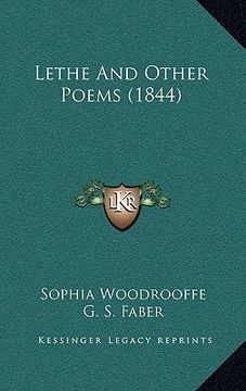 portada lethe and other poems (1844) (en Inglés)