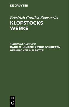 portada Hinterlassne Schriften. Vermischte Aufsätze (in German)