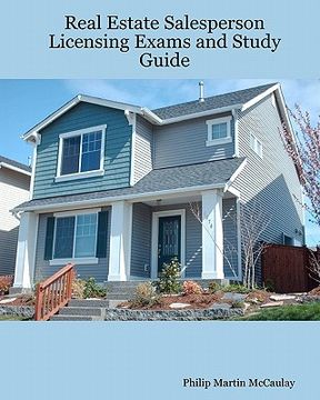 portada real estate salesperson licensing exams and study guide (en Inglés)