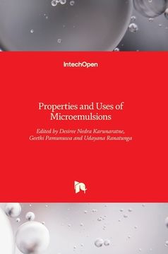 portada Properties and Uses of Microemulsions (en Inglés)