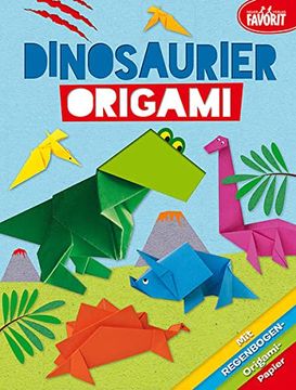 portada Dinosaurier-Origami: Mit 24 Blatt Farbigem Origami-Papier (en Alemán)