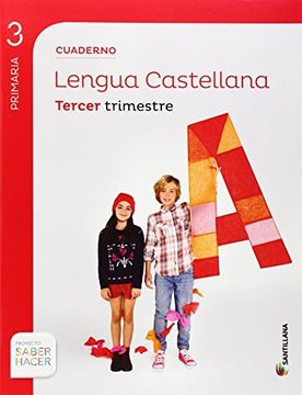 portada Cuaderno Lengua 3 Primaria 3 Trim Saber Hacer (in Spanish)