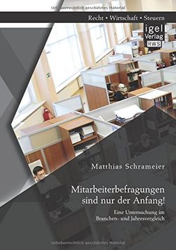portada Mitarbeiterbefragungen sind nur der Anfang! Eine Untersuchung im Branchen- und Jahresvergleich (German Edition)