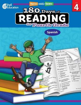 portada 180 Days of Reading for Fourth Grade (Spanish): Practice, Assess, Diagnose (180 Days of Practice)