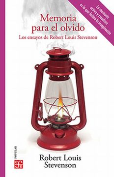 portada Memoria Para el Olvido. Los Ensayos de Robert Louis Stevenson / 2 ed.