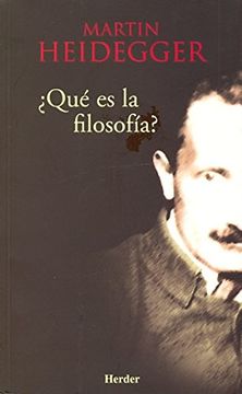 portada Qué es la Filosofía? (in Spanish)