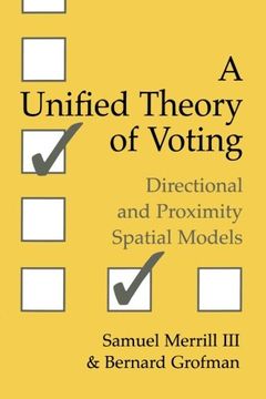 portada A Unified Theory of Voting: Directional and Proximity Spatial Models (en Inglés)