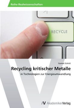 portada Recycling kritischer Metalle: in Technologien zur Energieumwandlung