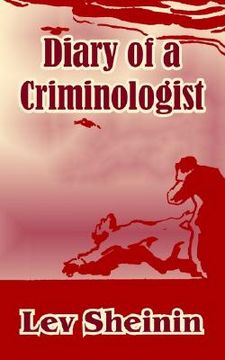 portada diary of a criminologist (en Inglés)