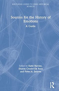 portada Sources for the History of Emotions (Routledge Guides to Using Historical Sources) (en Inglés)