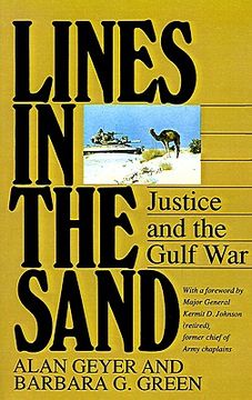 portada lines in the sand: justice and the gulf war (en Inglés)