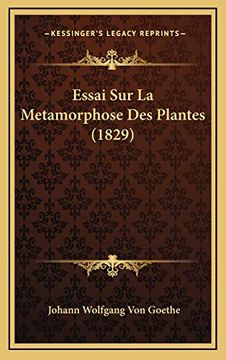 portada Essai sur la Metamorphose des Plantes (in French)