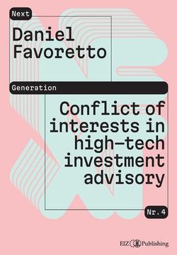 portada Conflict of interests in high-tech investment advisory (en Inglés)