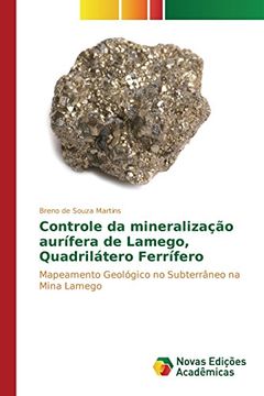 portada Controle da mineralização aurífera de Lamego, Quadrilátero Ferrífero