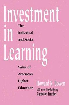 portada Investment in Learning: The Individual and Social Value of American Higher Education