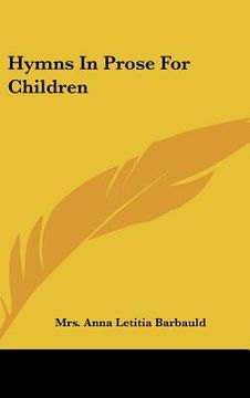 portada hymns in prose for children (en Inglés)