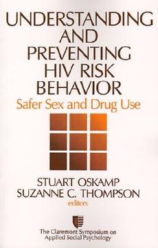 portada understanding and preventing hiv risk behavior: safer sex and drug use (en Inglés)