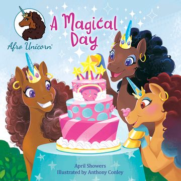 portada A Magical day (Afro Unicorn) (en Inglés)