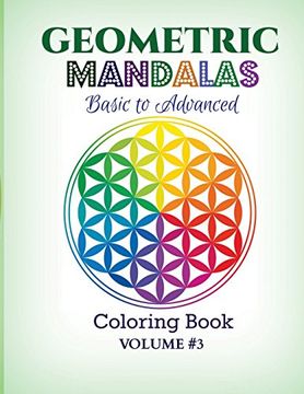 portada Geometric Mandalas - Basic to Advanced: Coloring Book