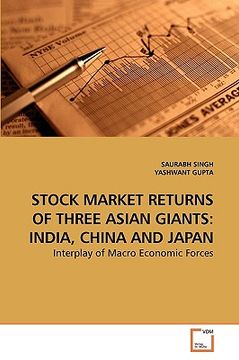 portada stock market returns of three asian giants: india, china and japan (en Inglés)