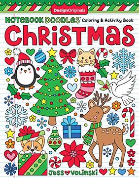 portada Notebook Doodles Christmas: Coloring & Activity Book (in English)