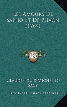 portada les amours de sapho et de phaon (1769) (en Inglés)