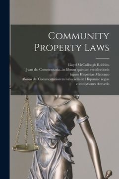 portada Community Property Laws (en Inglés)