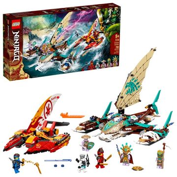 portada Lego™ - LEGO NINJAGO Catamaran Sea Battle 71748 Building Toy Ninja Playset (780 Pieces)