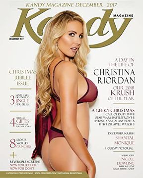 portada Kandy Magazine December 2017: Christina Riordan 2018 Krush of the Year (en Inglés)