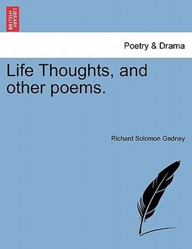 portada life thoughts, and other poems. (en Inglés)