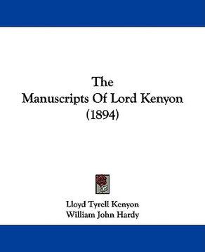 portada the manuscripts of lord kenyon (1894) (in English)