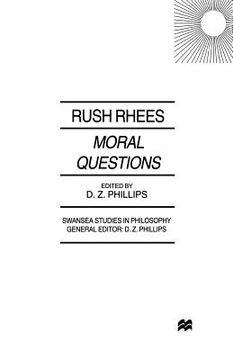 portada Moral Questions: By Rush Rhees (en Inglés)