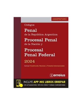 portada Codigos Procesal Penal de la Nacion y Procesal Penal Federal 2024
