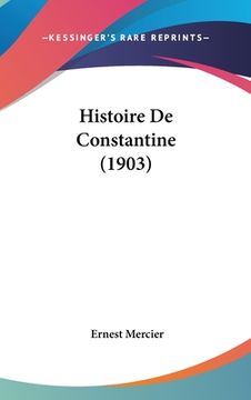 portada Histoire De Constantine (1903) (en Francés)
