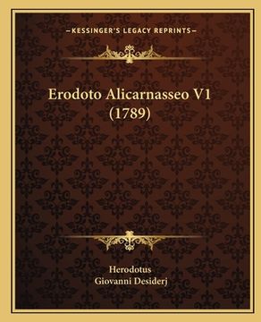 portada Erodoto Alicarnasseo V1 (1789) (en Italiano)