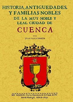 portada Historia de la muy noble y leal ciudad de Cuenca