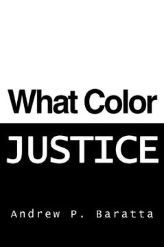portada what color justice (en Inglés)