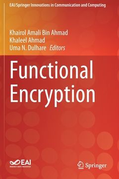 portada Functional Encryption (en Inglés)