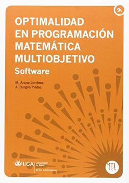 portada Optimalidad en programación matemática multiobjetivo: Software (Manuales)